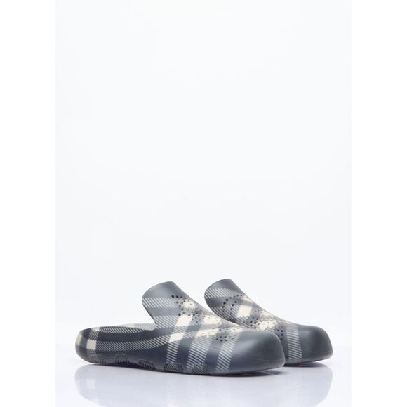 Burberry Men Check Rubber Stingray Clogs - Picture 3 of 7